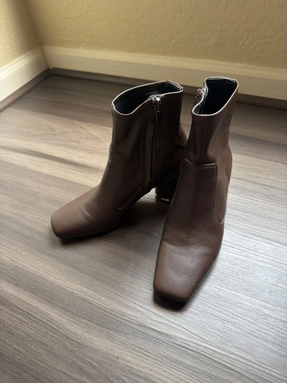 Brown Franco Sarto Ankle Boots